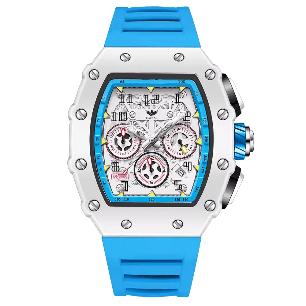 CAESAR Men's Quartz Watch - 45MM Square Dial