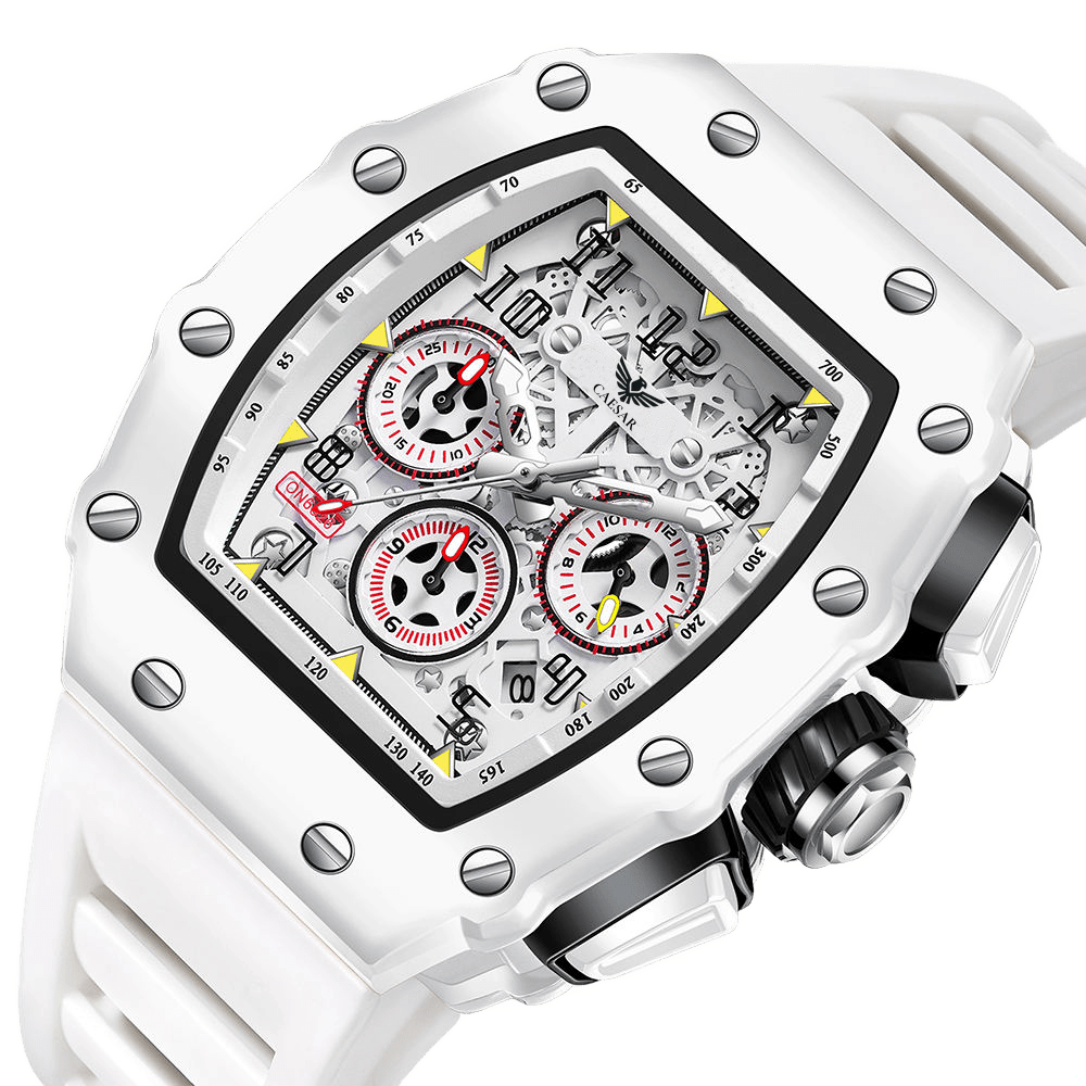 CAESAR Men's Quartz Watch - 45MM Square Dial