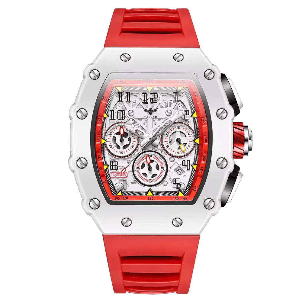 CAESAR Men's Quartz Watch - 45MM Square Dial