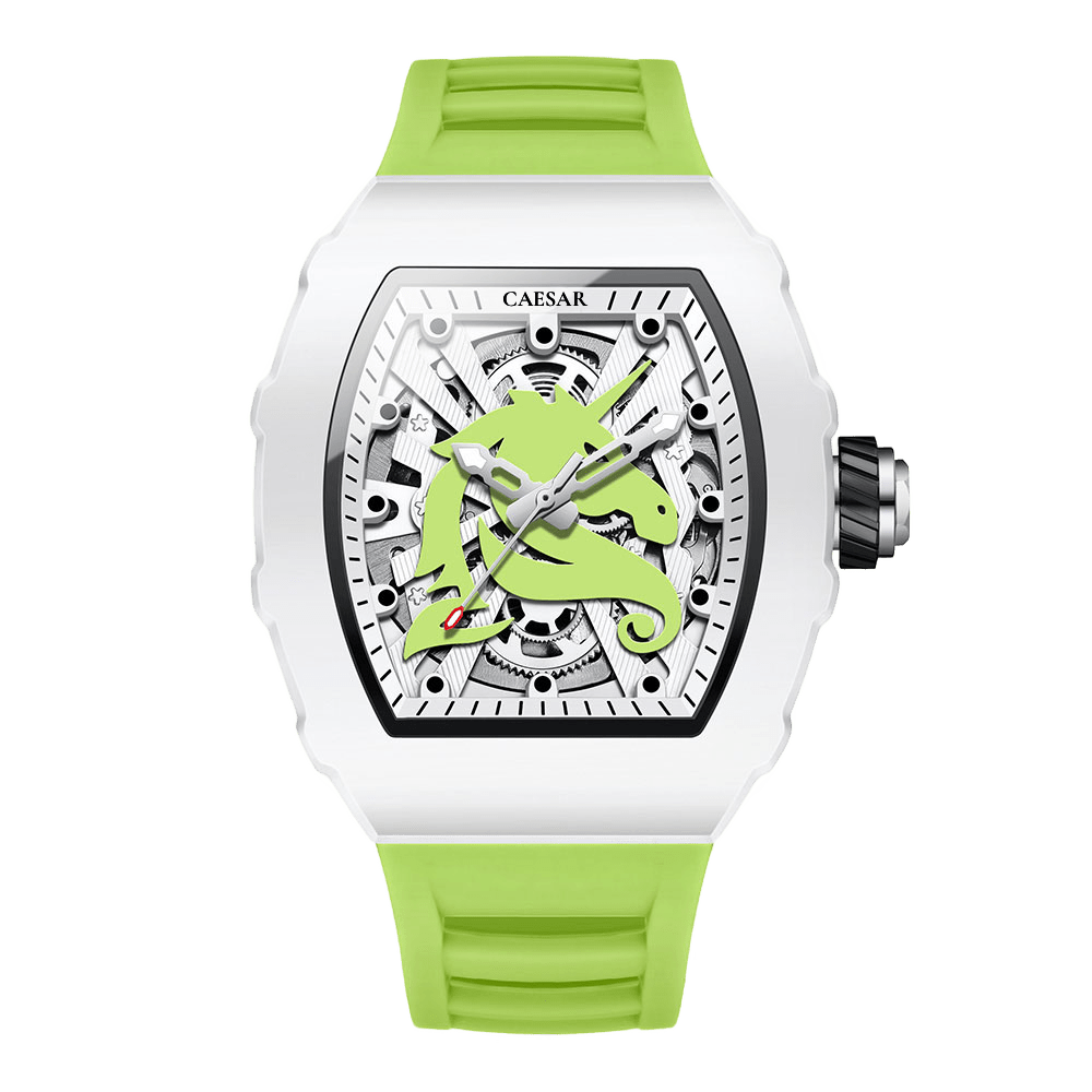 CAESAR Skeleton Mechanical Men's Watch - Bold Style